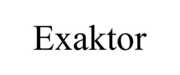 EXAKTOR trademark