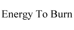 ENERGY TO BURN trademark