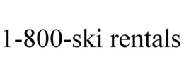 1-800-SKI RENTALS trademark