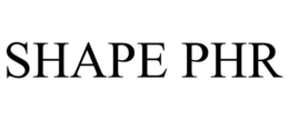 SHAPE PHR trademark