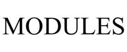 MODULES trademark