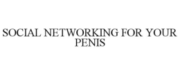 SOCIAL NETWORKING FOR YOUR PENIS trademark