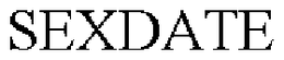 SEXDATE trademark