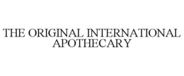 THE ORIGINAL INTERNATIONAL APOTHECARY trademark