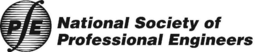 PE NATIONAL SOCIETY OF PROFESSIONAL ENGINEERS trademark