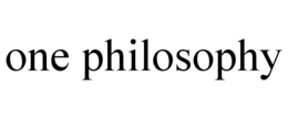 ONE PHILOSOPHY trademark