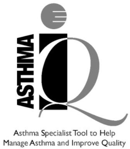 ASTHMA IQ ASTHMA SPECIALIST TOOL TO HELP MANAGE ASTHMA AND IMPROVE QUALITY trademark