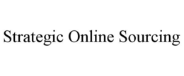 STRATEGIC ONLINE SOURCING trademark