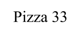 PIZZA 33 trademark
