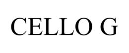 CELLO G trademark