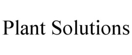 PLANT SOLUTIONS trademark