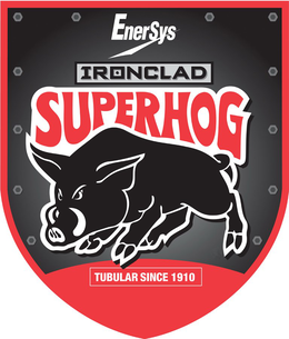 ENERSYS IRONCLAD SUPERHOG TUBULAR SINCE 1910 trademark