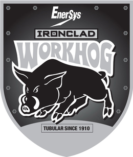ENERSYS IRONCLAD WORKHOG TUBULAR SINCE 1910 trademark