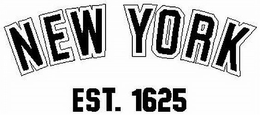 NEW YORK EST. 1625 trademark