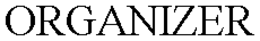 ORGANIZER trademark