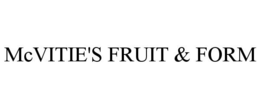 MCVITIE'S FRUIT & FORM trademark