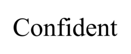 CONFIDENT trademark