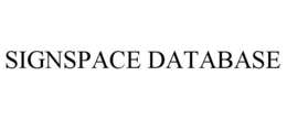 SIGNSPACE DATABASE trademark