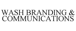 WASH BRANDING & COMMUNICATIONS trademark