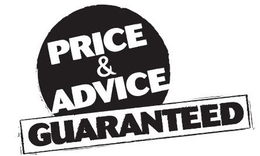 PRICE & ADVICE GUARANTEED trademark
