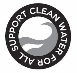 SUPPORT CLEAN WATER FOR ALL· trademark