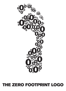 THE ZERO FOOTPRINT LOGO trademark