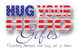 HUG YOUR HERO GIFTS THANKING HEROES, ONE HUG AT A TIME. trademark