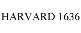 HARVARD 1636 trademark