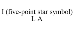 I (FIVE-POINT STAR SYMBOL) L A trademark