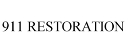 911 RESTORATION trademark