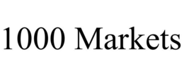 1000 MARKETS trademark
