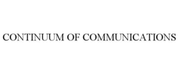 CONTINUUM OF COMMUNICATIONS trademark