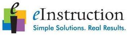 EI EINSTRUCTION SIMPLE SOLUTIONS. REAL RESULTS. trademark