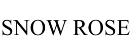 SNOW ROSE trademark