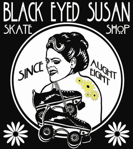 BLACK EYED SUSAN SKATE SHOP SINCE AUGHT EIGHT trademark