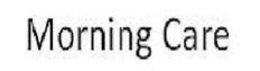MORNING CARE trademark