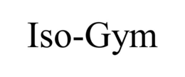 ISO-GYM trademark
