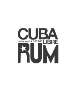 CUBA RESTAURANT RUM BAR LIBRE RUM trademark