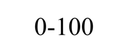 0-100 trademark