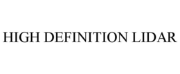HIGH DEFINITION LIDAR trademark