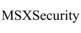 MSXSECURITY trademark