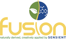 FUSION NATURALLY DERIVED, CREATIVELY APPLIED BY SENSIENT trademark