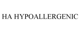HA HYPOALLERGENIC trademark