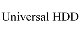 UNIVERSAL HDD trademark