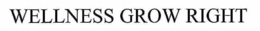 WELLNESS GROW RIGHT trademark