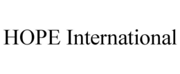 HOPE INTERNATIONAL trademark