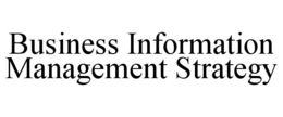 BUSINESS INFORMATION MANAGEMENT STRATEGY trademark