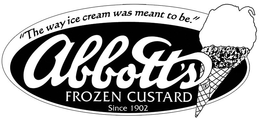 ABBOTT'S FROZEN CUSTARD "THE WAY ICE CREAM WAS MEANT TO BE." SINCE 1902 trademark
