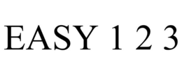 EASY 1 2 3 trademark