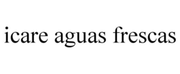 ICARE AGUAS FRESCAS trademark